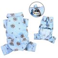 Klippo Pet Klippo Pet KBD066XL Adorable Teddy Bear Love Flannel Pajamas; Light Blue - Extra Large KBD066XL